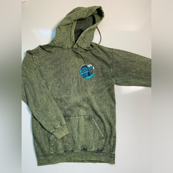 Colortone Santa Cruz Original Hoodie Women Size M Long Sleeve Skate Pullover - Picture 2 of 8